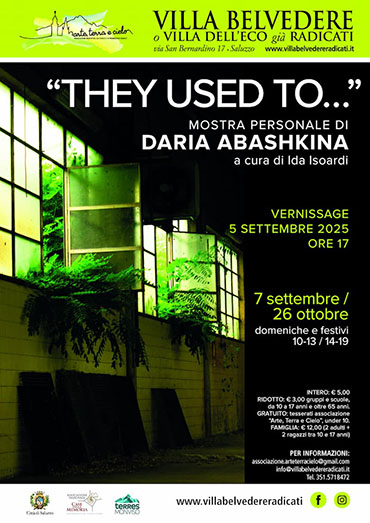 "They used to..." Mostra personale di Daria Abashkina